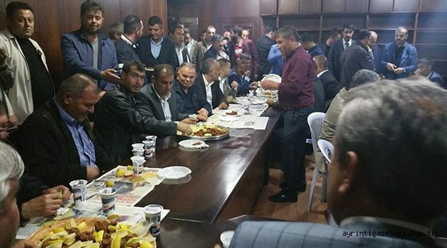 Sungur, çiğköfte ikramında bulundu