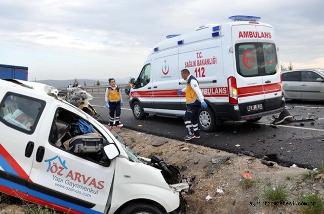 Trafik kazası 1 ölü