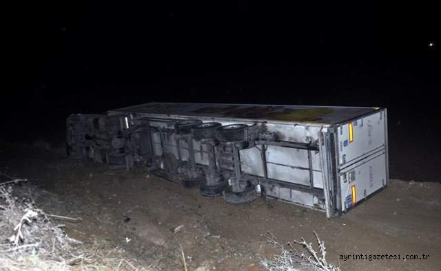 Trafik kazası 1 yaralı