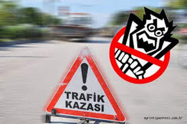 Trafik kazası 3 yaralı