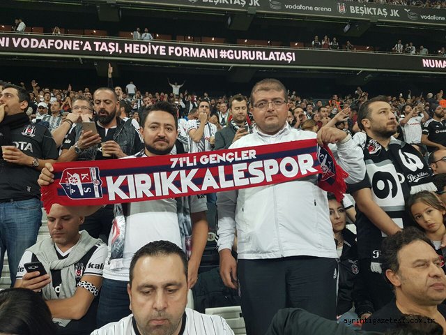 Vodafone Arena’da Kırıkkalespor atkısı