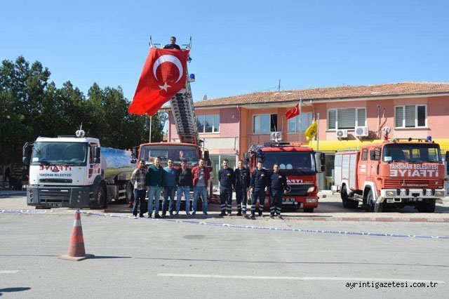 Yahşihan’a 32 metre merdivenli itfaiye