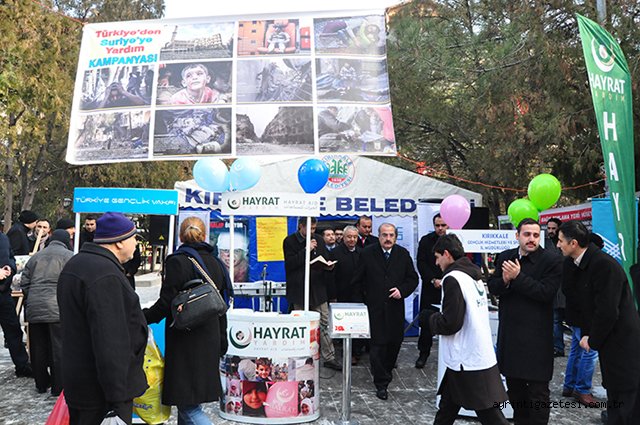 Yardımlar Halep için